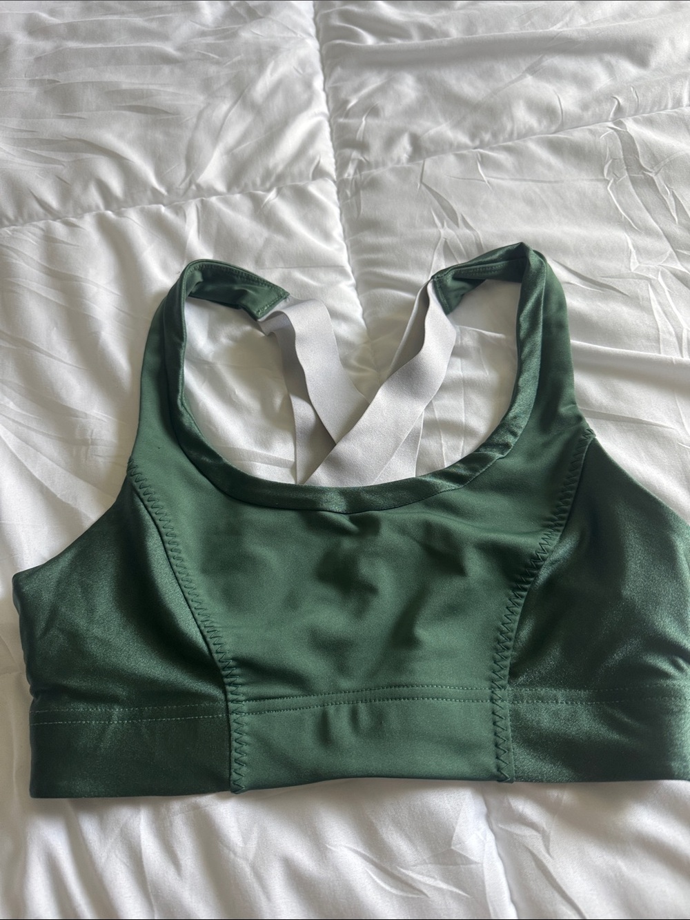 Fabletics Deep Green & silver active set - Picture 2 of 6